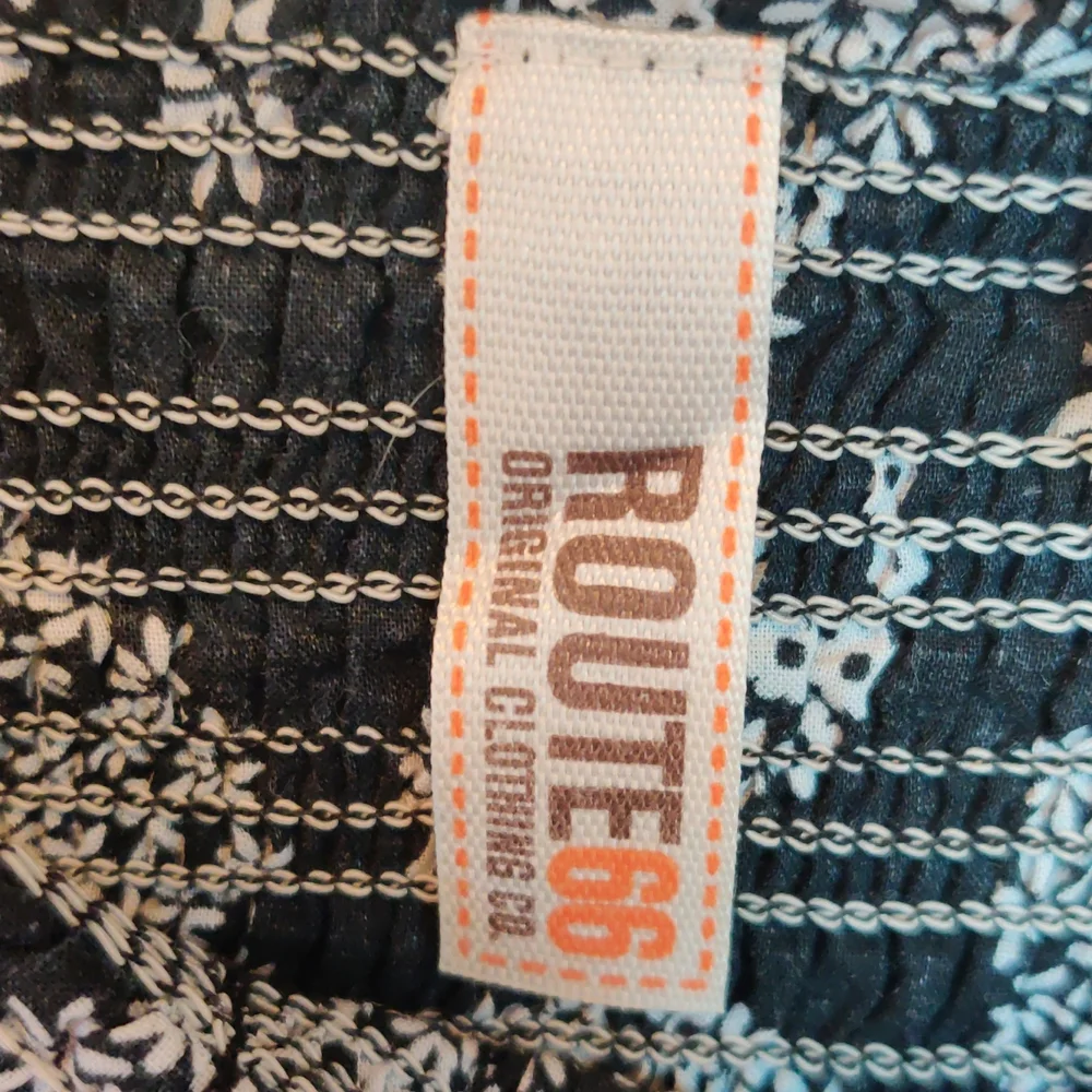 Route 66 Black & White Spaghetti Tank Top - Picture 6 of 7